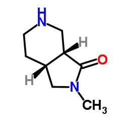 (3aR,7aR)-2-甲基-八氢-1H-吡咯并[3,4-c]吡啶-3-酮图片