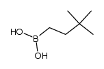 tBuCH2CH2B(OH)2 Structure