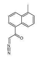 2-diazo-1-(5-methylnaphthalen-1-yl)ethan-1-one结构式