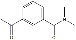 3-acetyl-N,N-dimethylbenzamide Structure