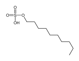 decyl hydrogen sulphate structure