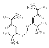 Zinc,bis(2,2,6,6-tetramethyl-3,5-heptanedionato-kO3,kO5)-, (T-4)- structure