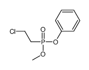 [2-chloroethyl(methoxy)phosphoryl]oxybenzene Structure