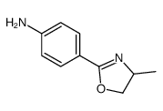 4-(4-methyl-4,5-dihydro-1,3-oxazol-2-yl)aniline结构式