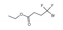 ethyl 4-bromo-4,4-difluorobutanoate结构式