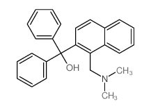 2-Naphthalenemethanol,1-[(dimethylamino)methyl]-a,a-diphenyl- Structure