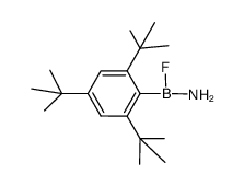 amino-2,4,6-tri-t-butylphenyl fluoroborane Structure
