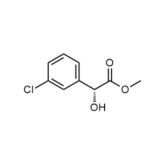 (R)-Methyl 2-(3-Chlorophenyl)-2-Hydroxyacetate Structure