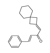 2-(2'-oxo-(E)-4'-phenyl-3'-butenylidene)spiro(3,5)nonane结构式