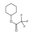 Trifluoroacetic acid cyclohexyl结构式
