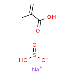2-Propenoic acid, 2-methyl-, telomer with sodium sulfite (1:1), sodium salt structure