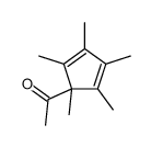 1-Acetyl-1,2,3,4,5-pentamethyl-2,4-cyclopentadiene结构式
