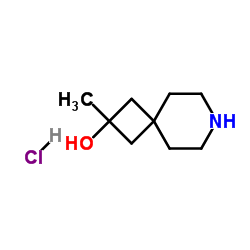 2-甲基-7-氮杂螺[3.5]壬基-2-醇盐酸盐结构式