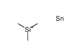 trimethylsilicon,trimethyltin Structure