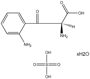 L-Kynurenine Sulfate Structure