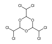 2,4,6-tris(dichloromethyl)-1,3,5-trioxane结构式