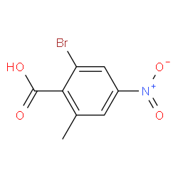 2-Bromo-6-methyl-4-nitrobenzoic acid Structure