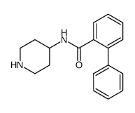 biphenyl-2-carboxylic acid-piperidin-4-ylamide结构式