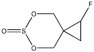 1-fluoro-5,7-dioxa-6-thiaspiro[2.5]octane 6-oxide Structure