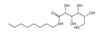 N-octyl-D-gluconamide Structure