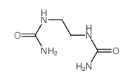 Urea,N,N''-1,2-ethanediylbis- Structure