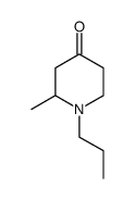 (1)-2-methyl-1-propylpiperidin-4-one Structure
