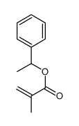 1-phenylethyl 2-methylprop-2-enoate结构式