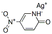 2(1H)-Pyridinone, 5-nitro-, silver(1+) salt结构式