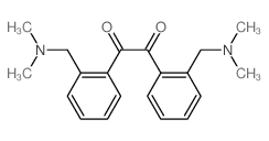 1,2-bis[2-(dimethylaminomethyl)phenyl]ethane-1,2-dione结构式