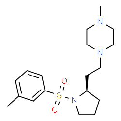 4-METHYL-1-(2-[(R)-1-(TOLUENE-3-SULFONYL)-PYRROLIDIN-2-YL]-ETHYL)-PIPERIDINE HYDROCHLORIDE picture