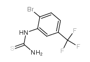 1-(2-Bromo-5-trifluoromethylphenyl)-2-thiourea structure