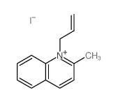 Quinolinium,2-methyl-1-(2-propen-1-yl)-, iodide (1:1)结构式