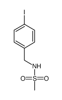 N-[(4-iodophenyl)methyl]methanesulfonamide Structure