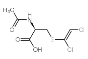 N-乙酰基-S-(1,2-二氯乙烯基)-L-半胱氨酸结构式