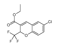 6-氯-2-(三氟甲基)-2H-苯甲基-3-羧酸乙酯结构式