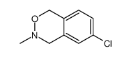 6-Chloro-3,4-dihydro-3-methyl-1H-2,3-benzoxazine Structure