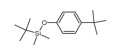 1-tert-butyldimethylsilyloxy-4-tert-butylbenzene结构式