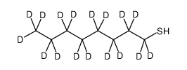 1-octane-d17-thiol Structure