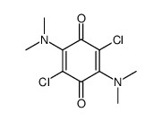2,5-dichloro-3,6-bis-dimethylamino-[1,4]benzoquinone Structure