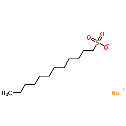 Sodium 1-dodecanesulfonate Structure