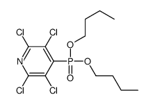 2,3,5,6-tetrachloro-4-dibutoxyphosphorylpyridine结构式
