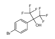 2-(4-bromophenyl)-1,1,1,3,3,3-hexafluoro-2-propanol Structure