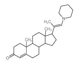 10,13-dimethyl-17-[1-(1-piperidyl)prop-1-en-2-yl]-1,2,6,7,8,9,11,12,14,15,16,17-dodecahydrocyclopenta[a]phenanthren-3-one picture