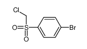 1-bromo-4-(chloromethylsulfonyl)benzene Structure