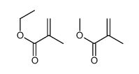 Ethyl 2-methylacrylate-methyl 2-methylacrylate (1:1) Structure