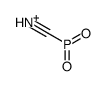 cyano-hydroxy-oxophosphanium Structure