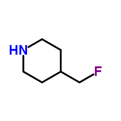 4-氟甲基哌啶结构式
