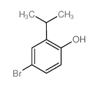 4-溴-2-异丙基苯酚结构式