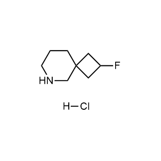 2-Fluoro-6-azaspiro[3.5]nonanehydrochloride Structure