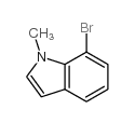 7-溴-1-甲基-1H-吲哚结构式